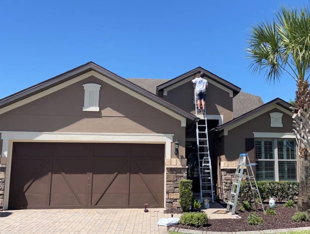 painted home exterior